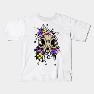 Cat Skulll Kids T-Shirt